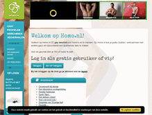 Tablet Screenshot of homo.nl